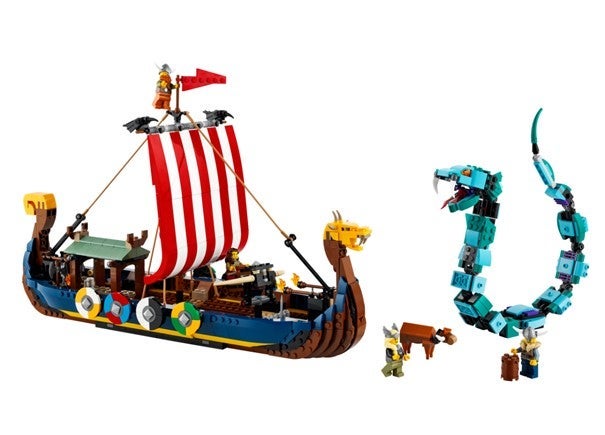 Lego Vikingskip og midgardsormen 31132