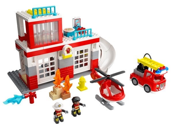 Lego Brannstasjon og brannhelikopter 10970