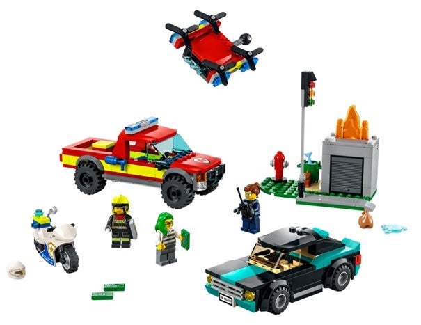 Lego Politijakt- og brannslokkingssett 60319
