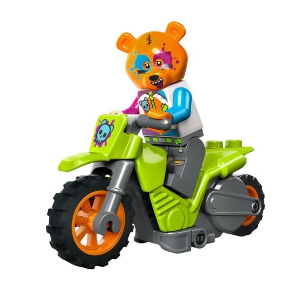 Lego Stuntmotorsykkel med bjørn 60356
