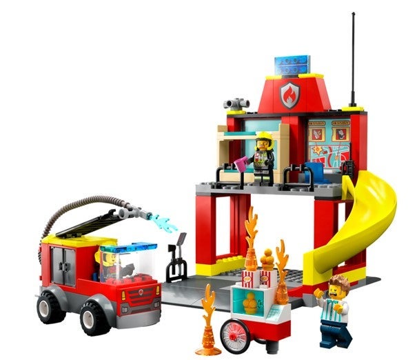 Lego Brannstasjon og brannbil 60375