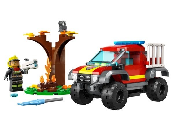 Lego Brannvesenets firehjulstrekker 60393