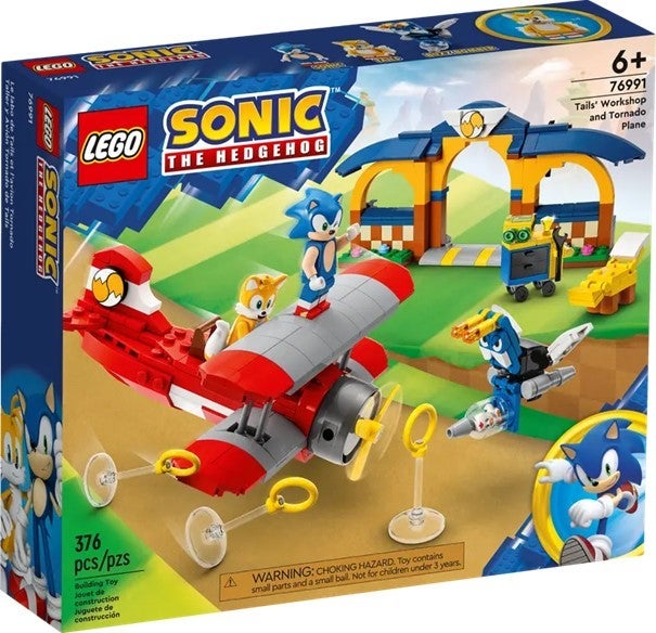 Lego Verkstedet og tornadoflyet til Tails 76991
