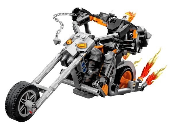 Lego Ghost Riders robot og motorsykkel 76245