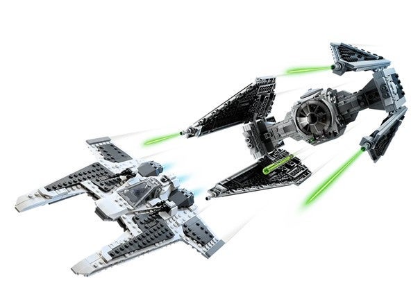 Lego Mandaloriansk Fang-stjernejager mot TIE 75348