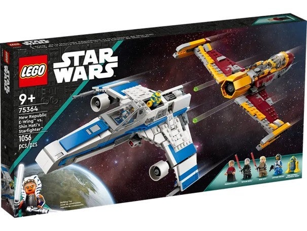 Lego E-Wing mot Shin Hatis Starfighter 75364