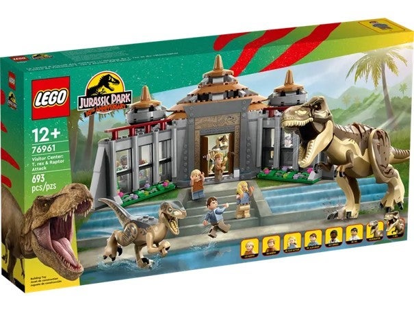 Lego Besøkssenter: T. rex og Raptor angriper 76961 - 75941