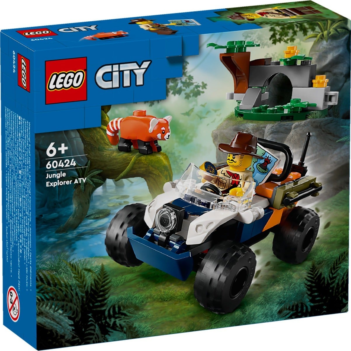 Lego Jungelutforsker med ATV og rød panda 60424
