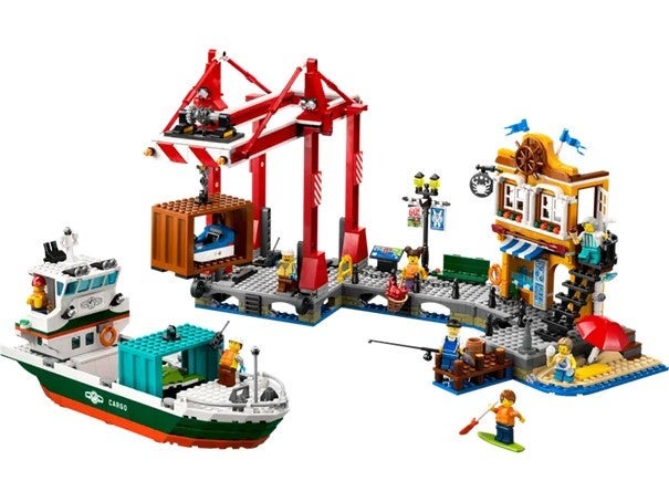 Lego Havneområde med lasteskip 60422