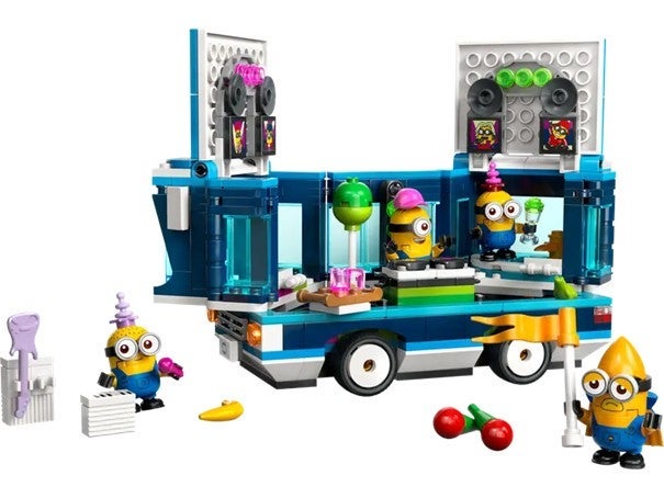 Lego Minions' festbuss med musikkanlegg 75581