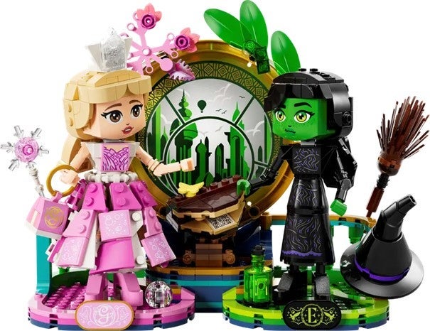 Lego Figurer av Elphaba og Glinda 75682