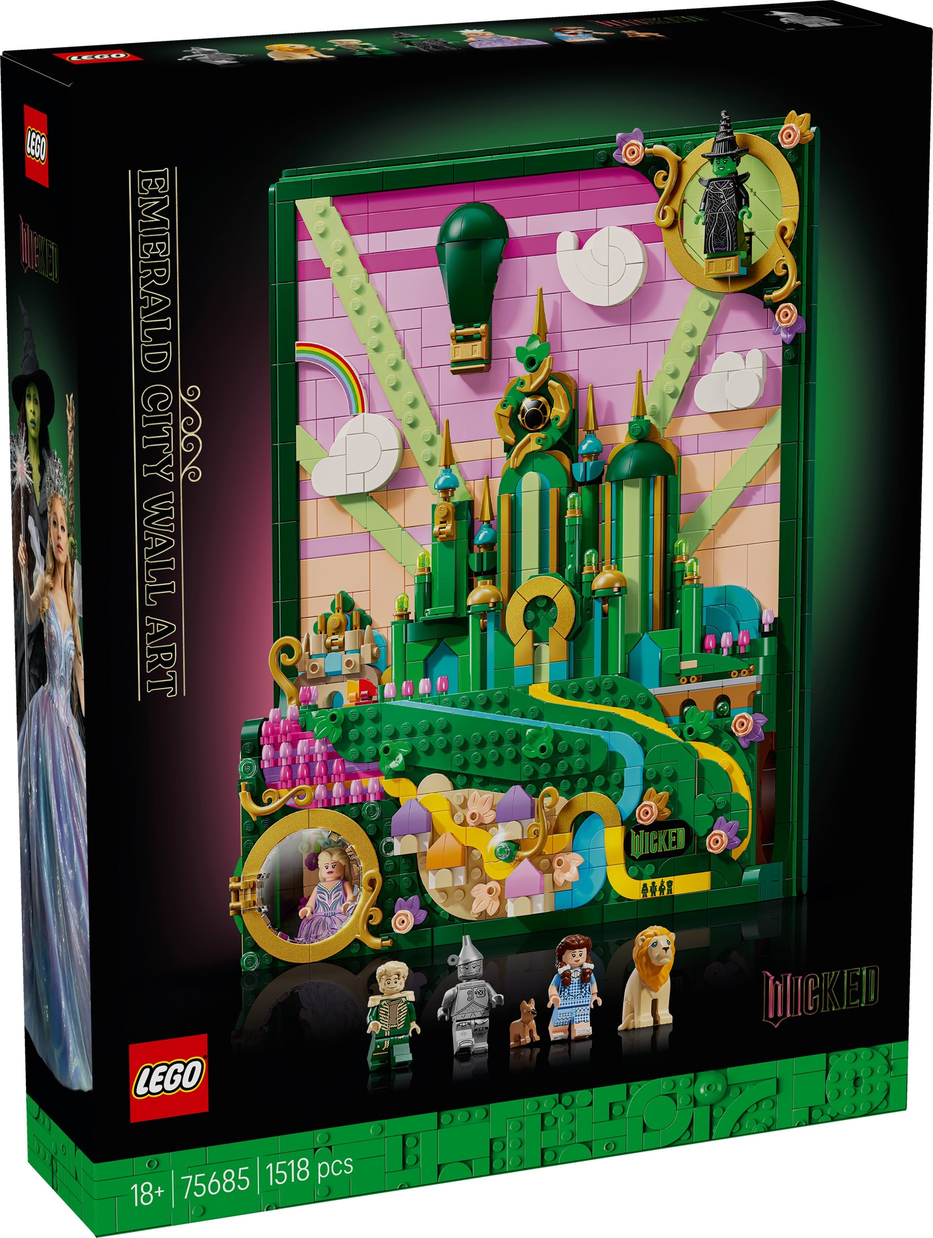 Lego Emerald City-veggkunst 75685