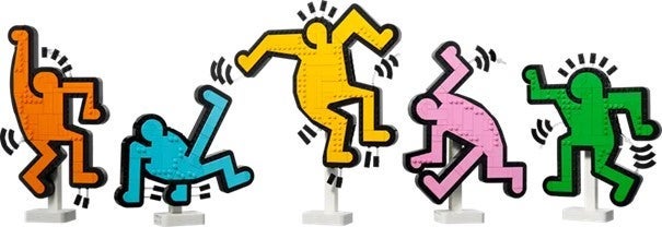Lego Keith Harings dansende figurer 31216