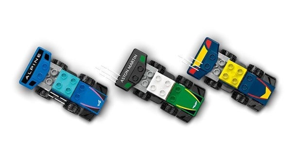 Lego F1 Team med racerbiler og sjåfører 10445