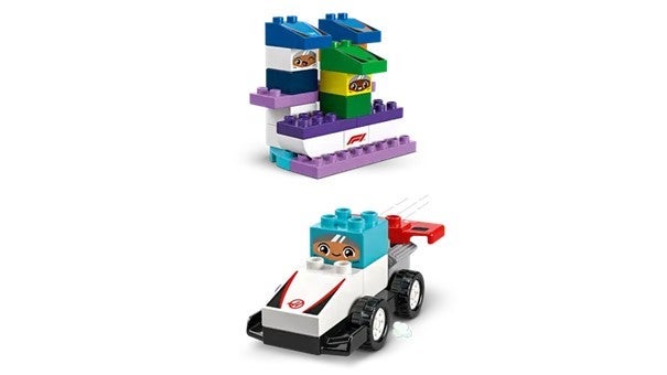Lego F1 Team med racerbiler og sjåfører 10445
