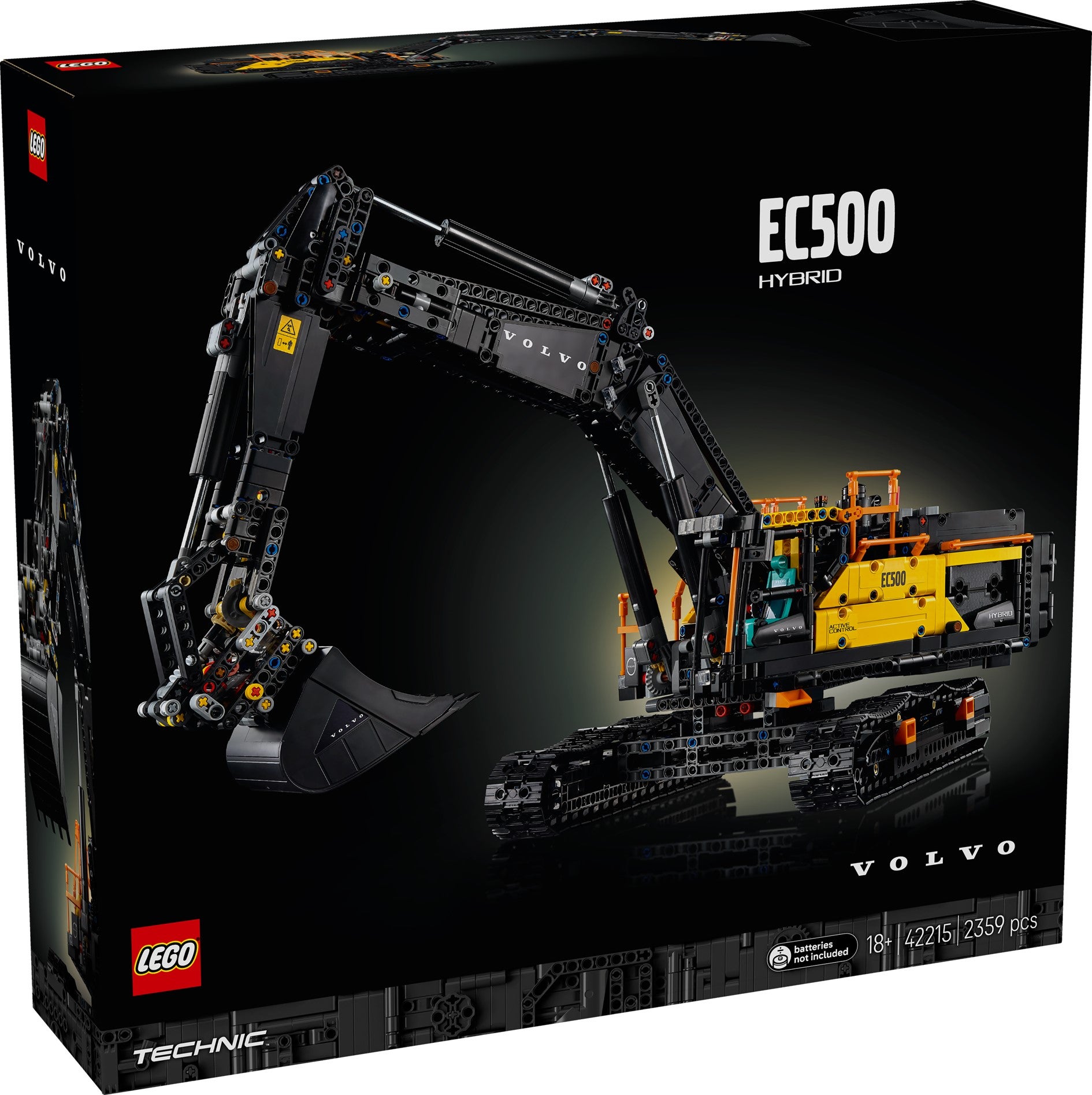 Lego Volvo EC500 Hybrid gravemaskin 42215