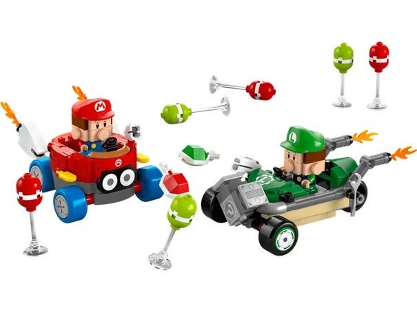 Lego Mario Kart - Baby Mario mot Baby Luigi 72034
