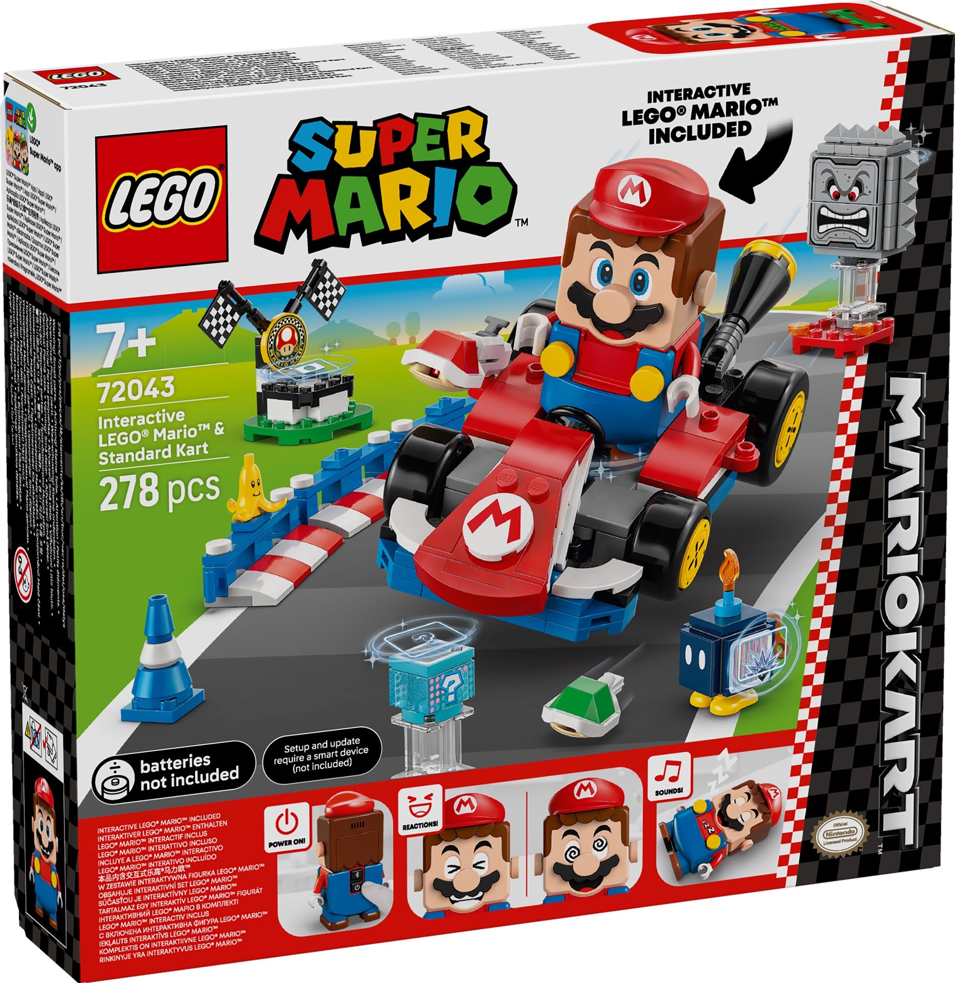 Lego Mario Kart interaktiv Mario og Standard 72043