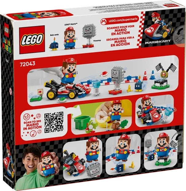 Lego Mario Kart interaktiv Mario og Standard 72043