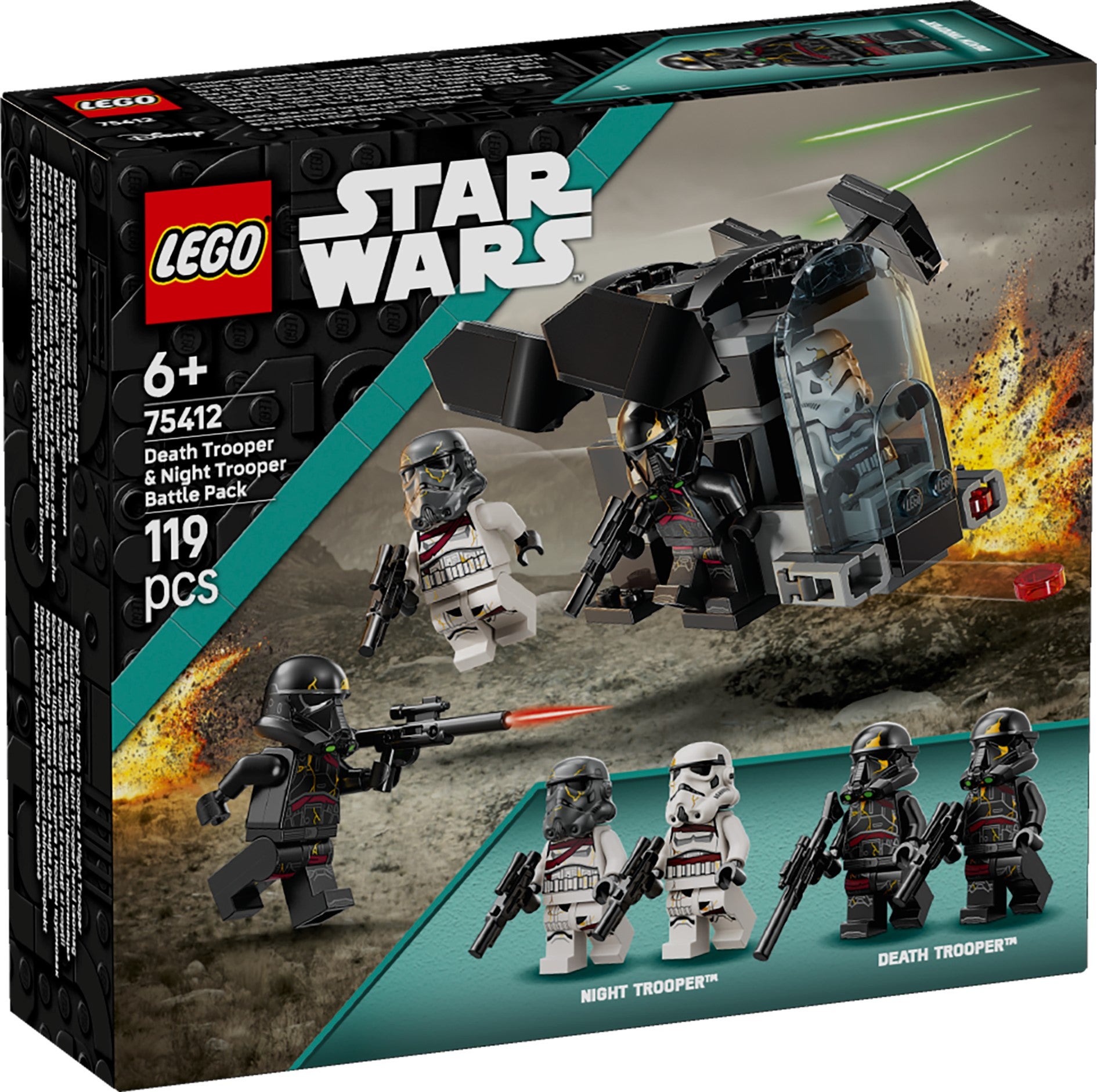 Lego Stridspakke m/Death og Night Trooper 75412