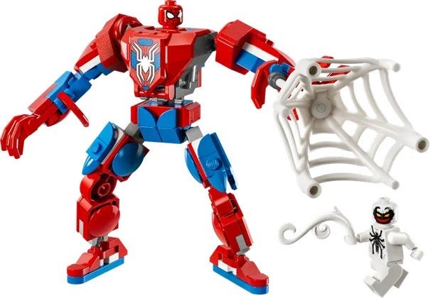 Lego Spider-Man-robot mot Anti-Venom 76308