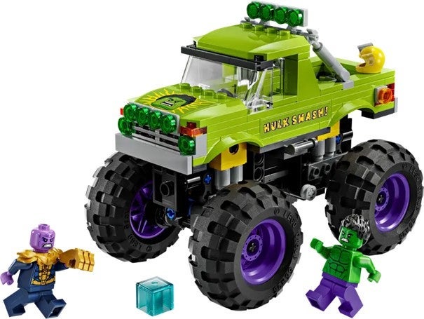 Lego Hulk-monstertruck mot Thanos 76312