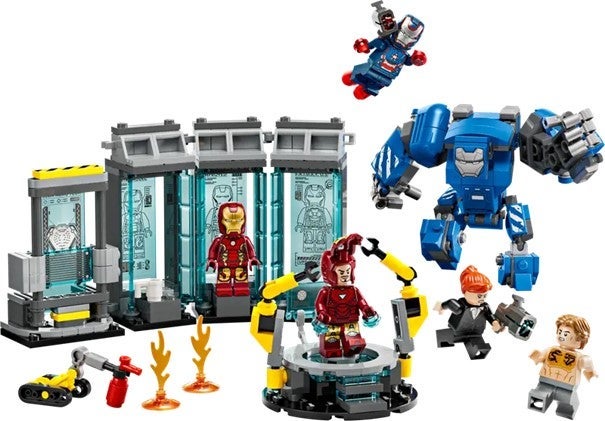 Lego Iron Mans laboratorium: Draktgalleriet 76315