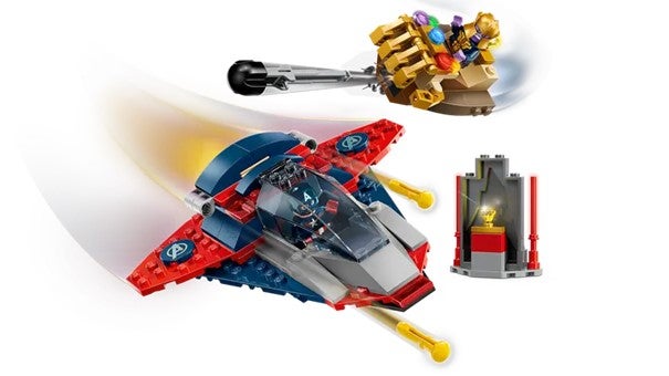 Lego Captain America mot Thanos 76319