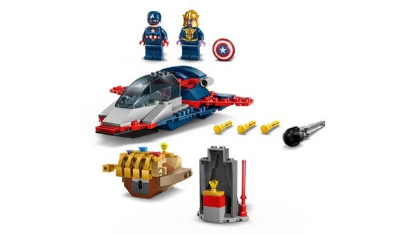 Lego Captain America mot Thanos 76319