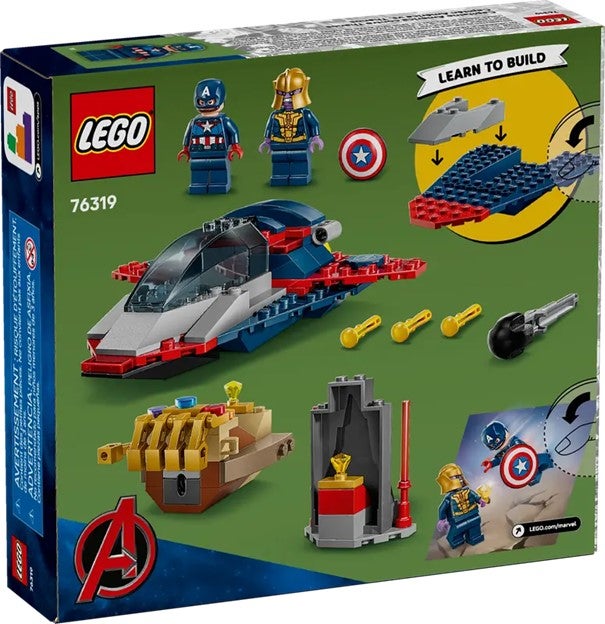 Lego Captain America mot Thanos 76319