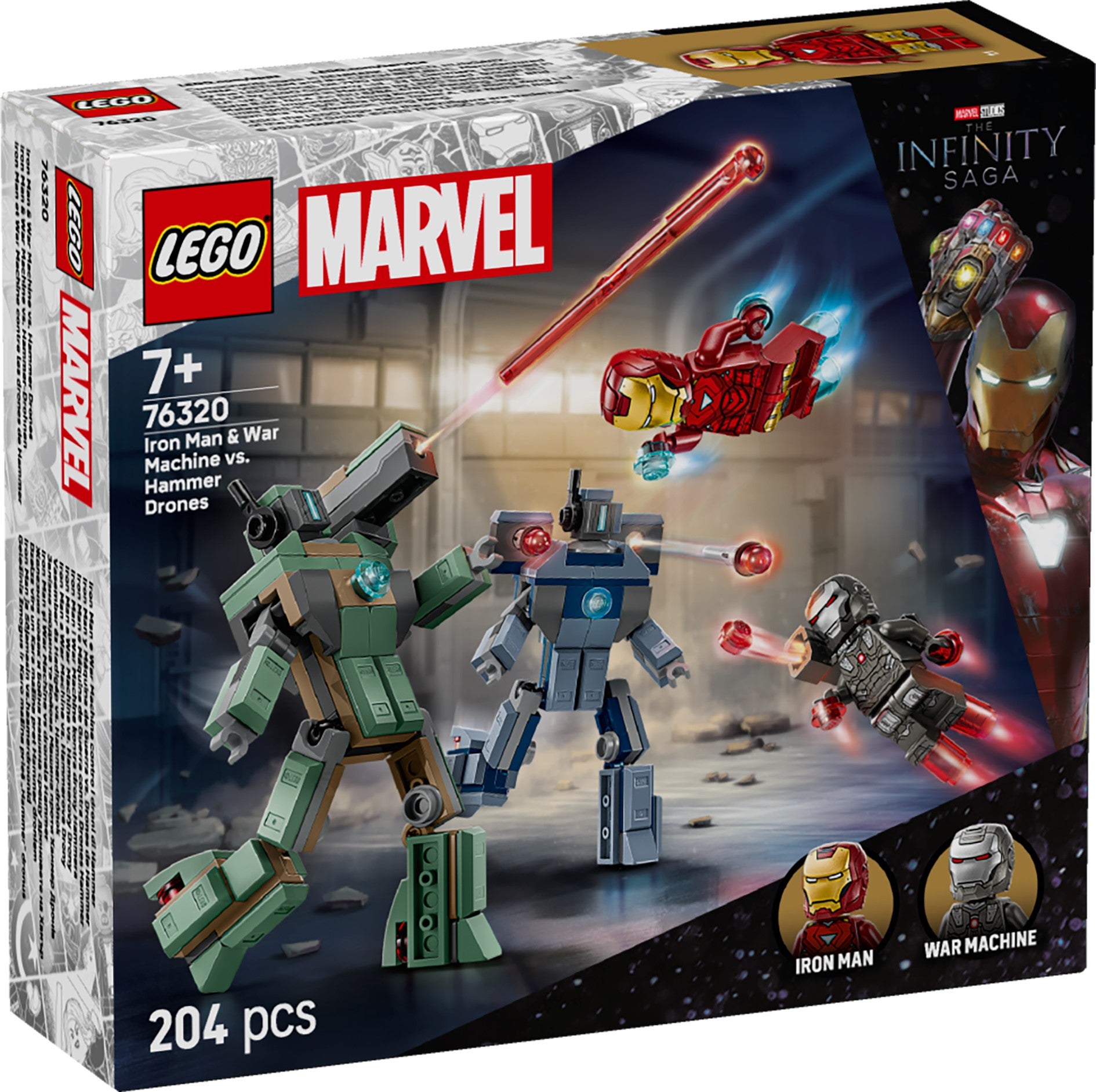 Lego Iron Man & War Machine - Hammer-droner 76320
