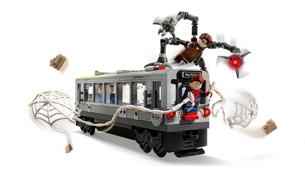 Lego Spider-Man mot Doc Ock: T-banescenen 76321