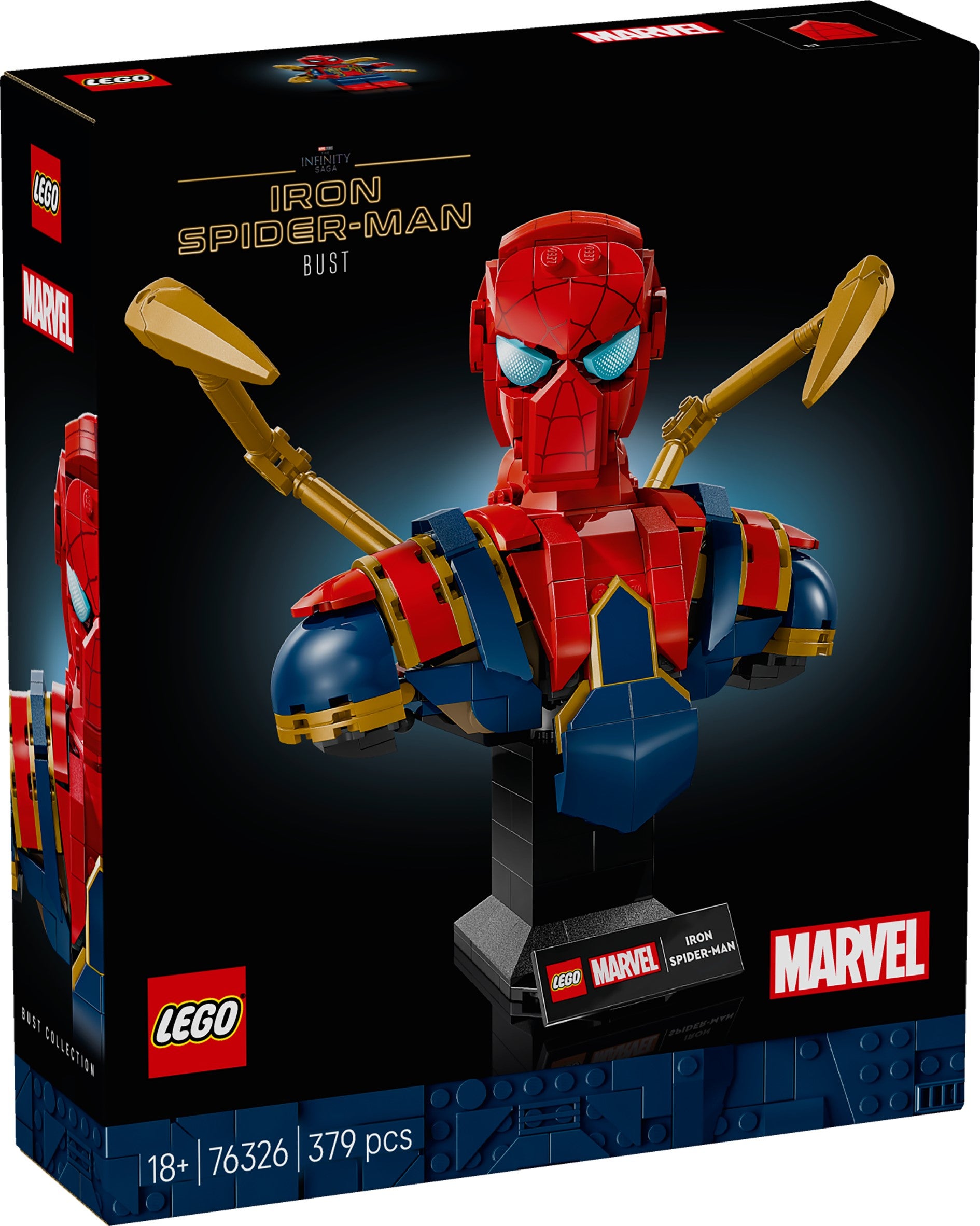 Lego Byste av Iron Spider-Man 76326