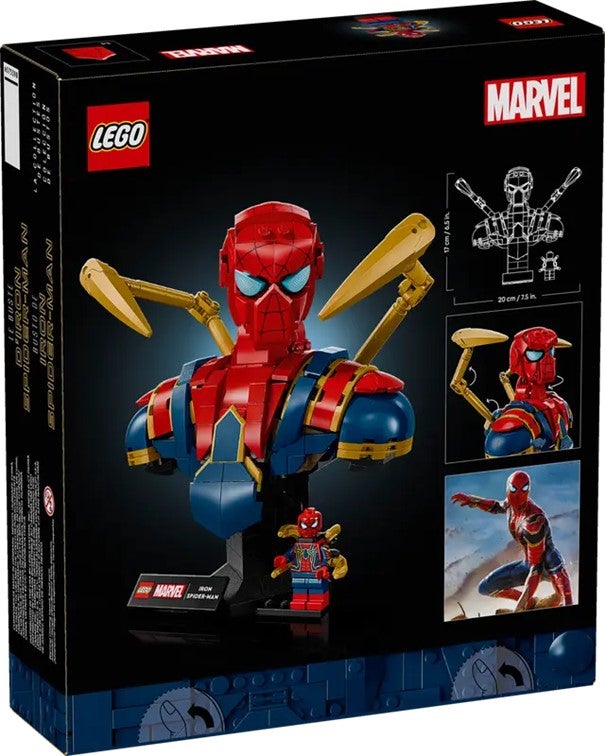 Lego Byste av Iron Spider-Man 76326