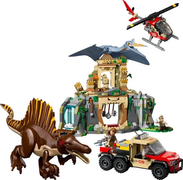 Lego Helikopteroppdrag m/spinosaurus & quetz 76976