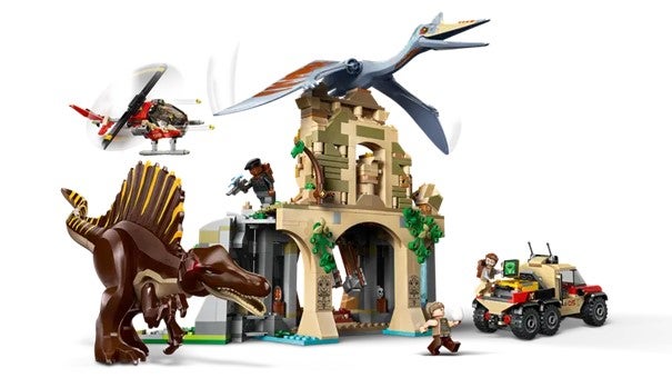 Lego Helikopteroppdrag m/spinosaurus & quetz 76976