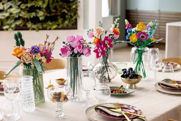 Lego Rosa rosebukett 10374