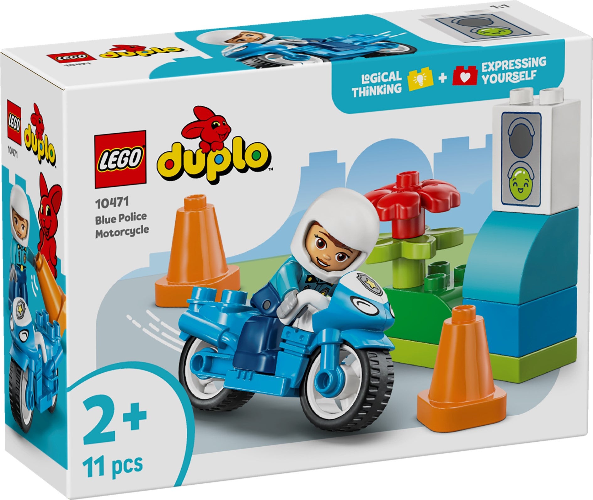 Lego Blå politimotorsykkel 10471