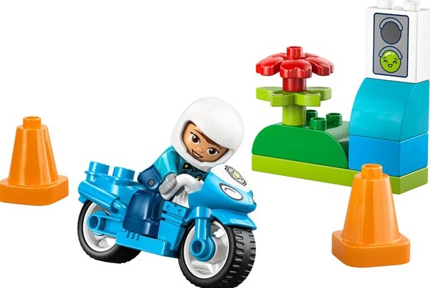 Lego Blå politimotorsykkel 10471