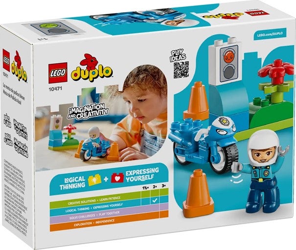 Lego Blå politimotorsykkel 10471