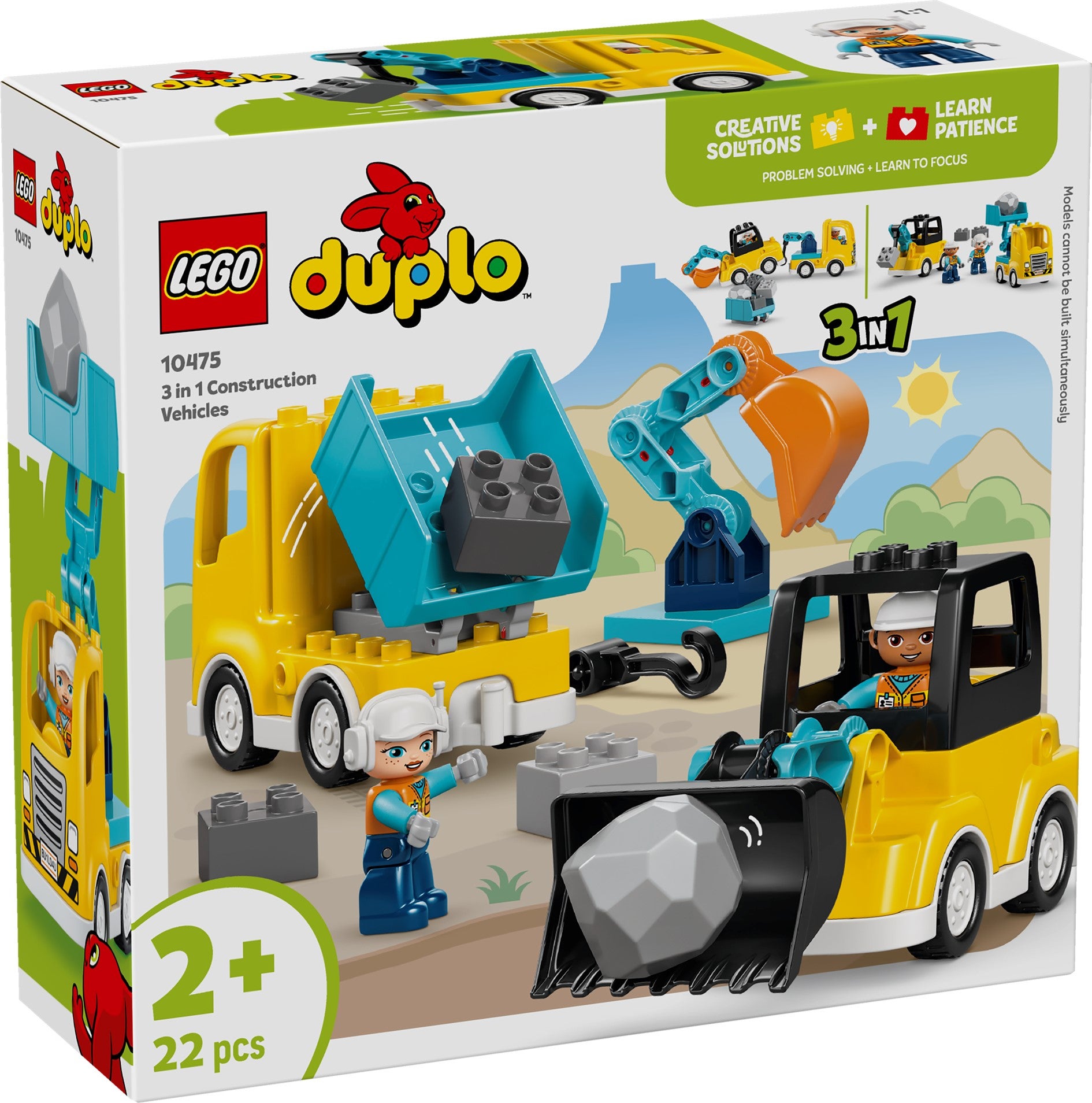 Lego 3-i-1 Anleggskjøretøy 10475