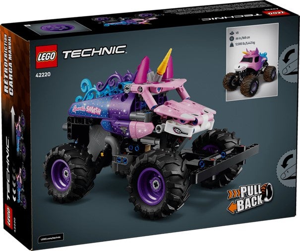 Lego Monster Jam Sparkle Smash pullback 42220