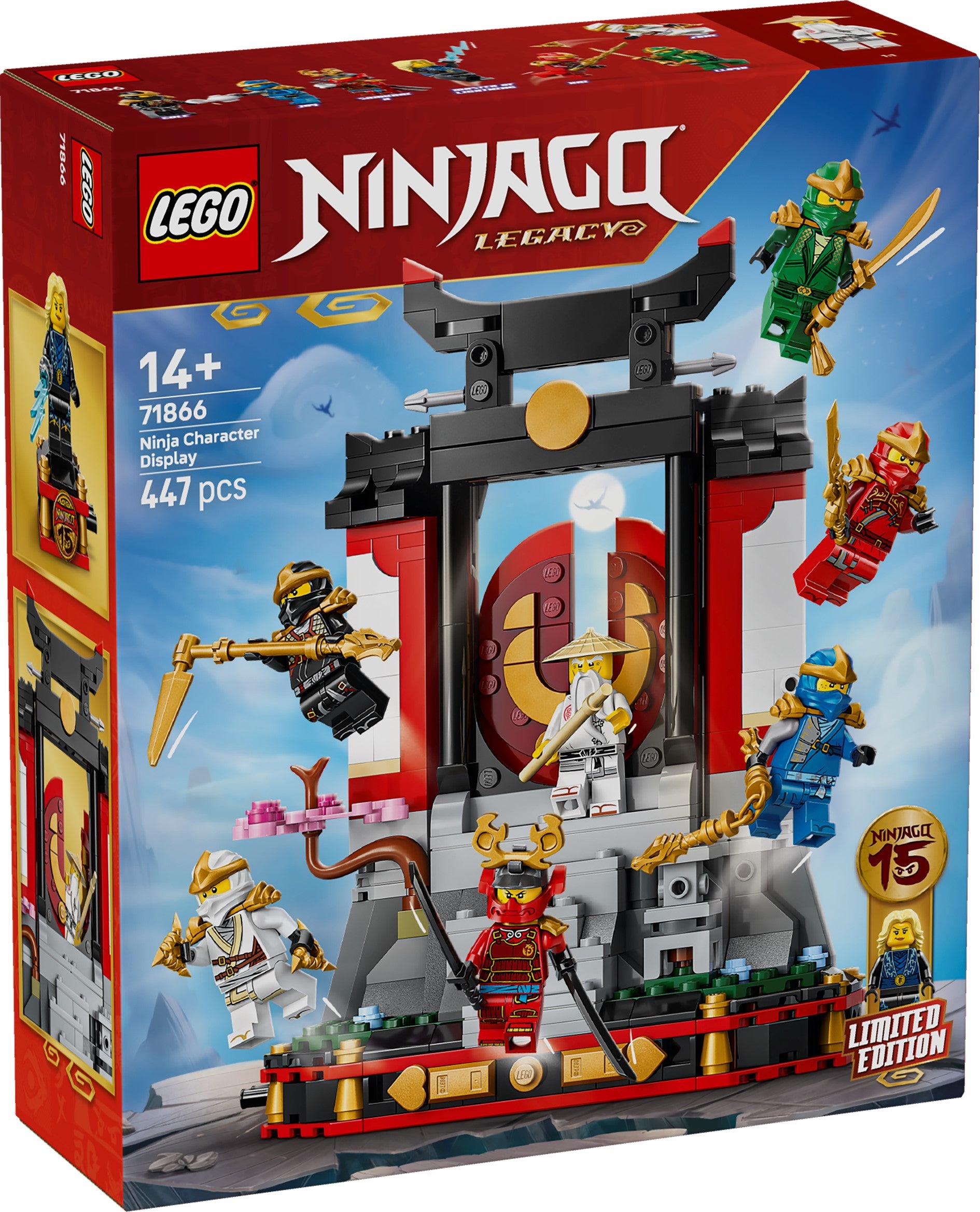 Lego 15-årsjubileumssett med ninja-figurer 71866