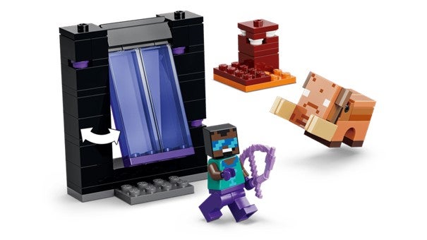 Lego Reise gjennom portalene til Nether og End 21584
