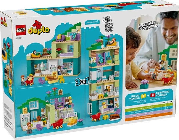 Lego 3-i-1 Moderne familievilla med figurer 10470