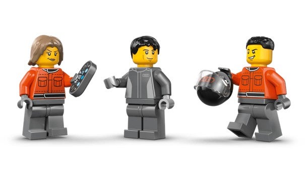 Lego F1-trailer med Audi F1-racerbil 60493