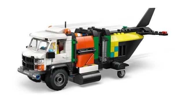 Lego Sett med fly, servicebil og luftputebåt 60505
