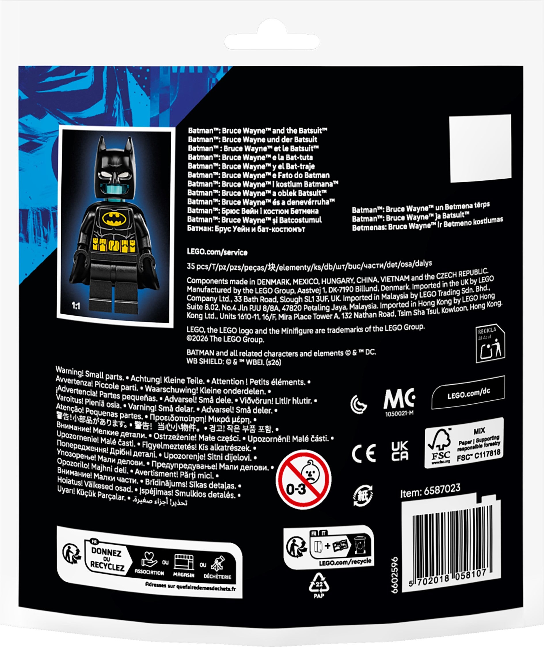 Lego Batman: Bruce Wayne og Batman-drakten 30726