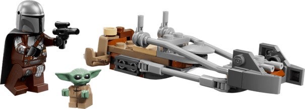 Lego Mandalorianeren og Grogus speedersykkel 75436