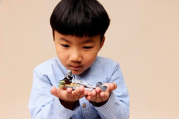 Lego Mandalorianeren og Grogus speedersykkel 75436